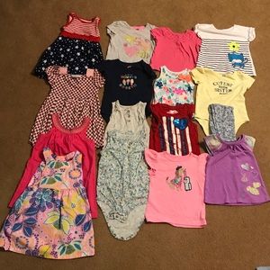 Fifteen piece bundle of girl’s 24 months clothing!